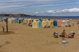 at the beach