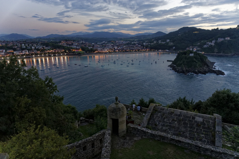 from the fort